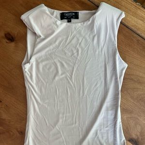 Cream body suit